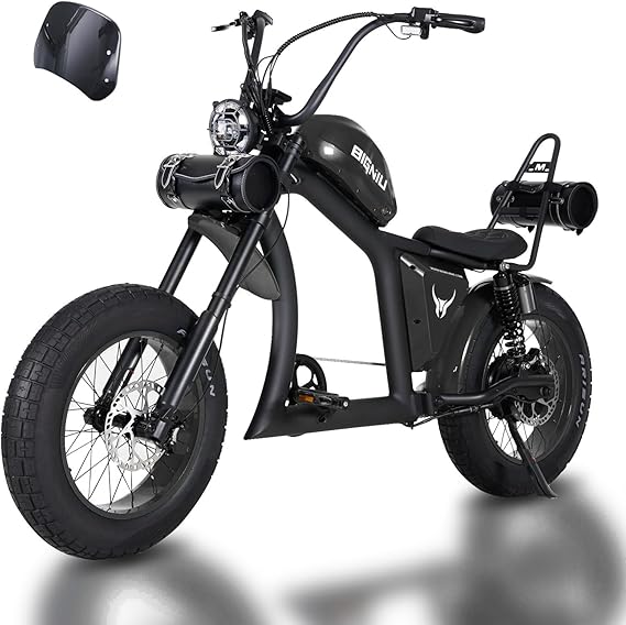 BIGNIU Electric Bike for Adult, Ebike with 1500W Brushless Motor 52V/29.4Ah Range Up to 38 Miles Electric Bike E Bike BG-X PRO Front/Rear Turn Signals Dual Suspension