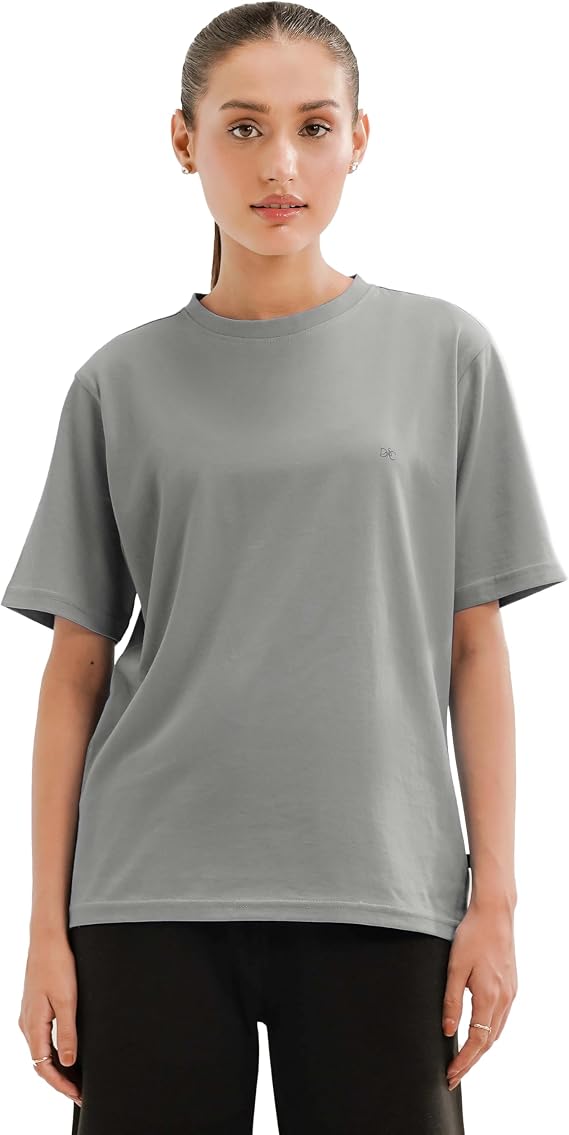Women's Classic Crew Neck T-Shirt - Soft Cotton Blend, Short Sleeve Tee