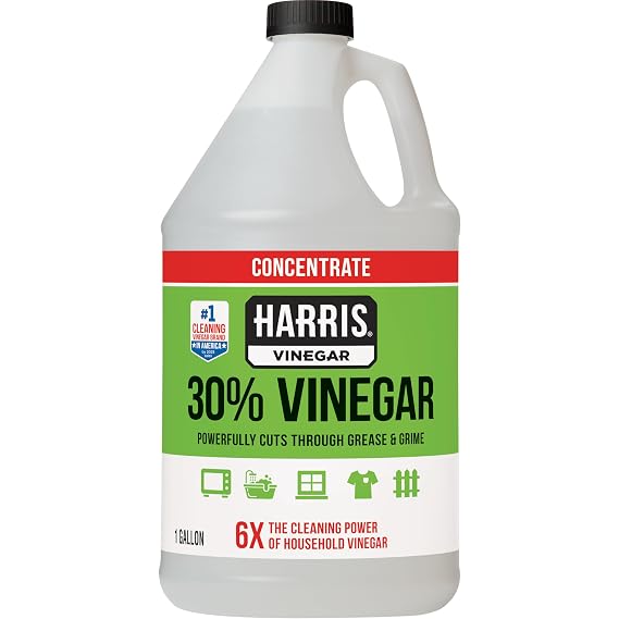 HARRIS 30% Vinegar Concentrated Extra Strength All Purpose Cleaner for Home, Garden & Patio