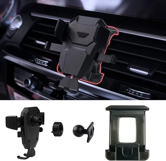 Karltys Car Phone Holder for BMW X3 2018-2021 (NOT for 22-23 X3) /X4 2019-2021 Accessories Cell Phone Holder Air Vent Mount for 4-7 Inch Phones Hands Free Thick Case Friendly Mobile Stand