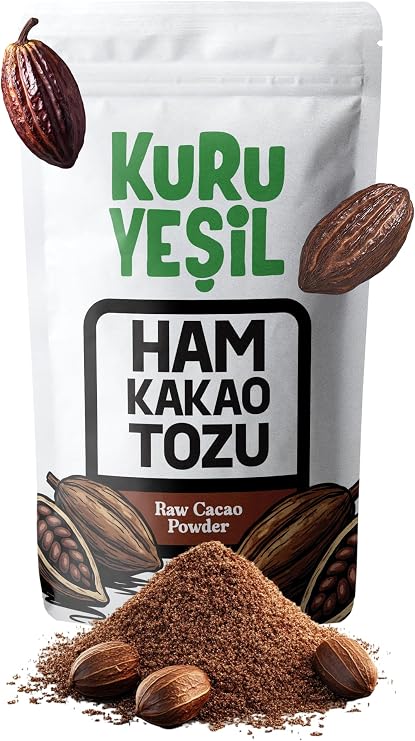 Dry Green Raw Cocoa - Raw Cocoa Powder - Cocoa Powder - Natural Cocoa Powder - Raw Cacao - 150 gr
