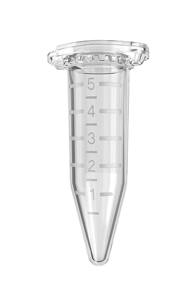 Eppendorf 0030119479 Polypropylene Clear Conical Tube, Eppendorf Biopur, 5.0ml Capacity, (Case of 50)