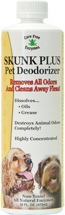 Care Free Enzymes Skunk Plus Pet Deodorizer 16 oz.