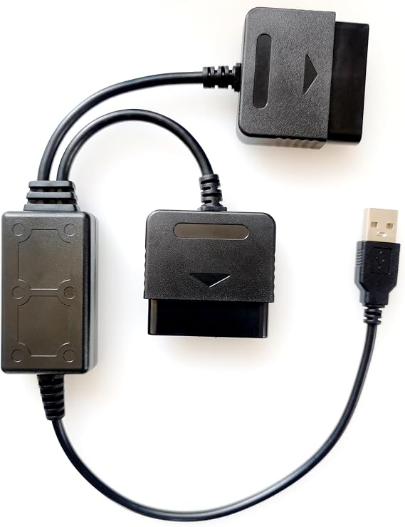 2 in 1 Dual PSX PS1 PS2 to PS3 PC Laptop USB Controller Converter Adapter