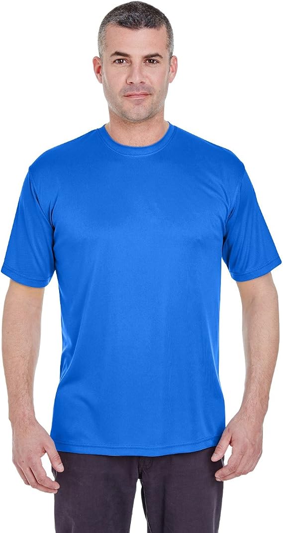 UltraClub Men's Cool & Dry Basic Performance T-Shirt 4XL ROYAL