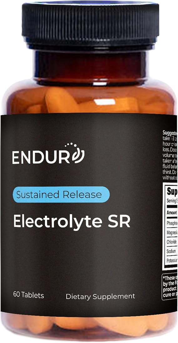 ENDUR Electrolyte SR (Sustained Release) Hydration Support, 60 Tablets