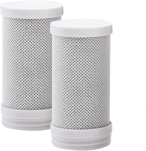 2 Pack Faucet Mount Water Filter Replacement for VICTEUT, AQUSOFT, BLINGARTY, HOMELODY, KZU,Reduces Lead, Chlorine, Heavy Metals, Filters 70 Contaminants, Purifies 780 Gallons of Water