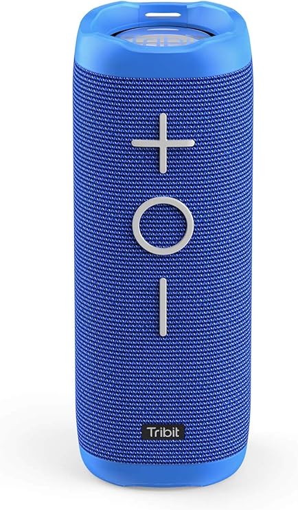 Tribit StormBox Bluetooth Speaker - 24W Portable Speaker, 360 Surround Sound, Enhanced Bass, Wireless Dual Pairing, IPX7 Waterproof, 20-Hour Playtime, 66ft Bluetooth Range Outdoor Wireless Speaker