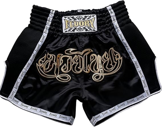 FLUORY Muay Thai Fight Shorts,MMA Shorts Clothing Training Cage Fighting Grappling Martial Arts Kickboxing Shorts Clothing