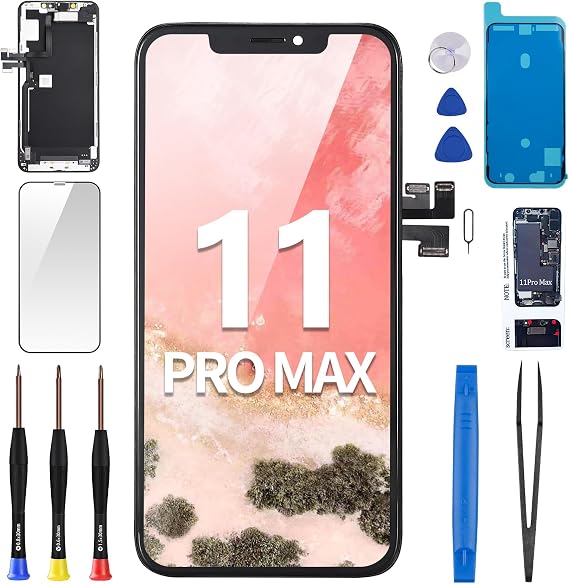 for iPhone 11 Pro Max Screen Replacement with Ear Speaker 6.5" LCD