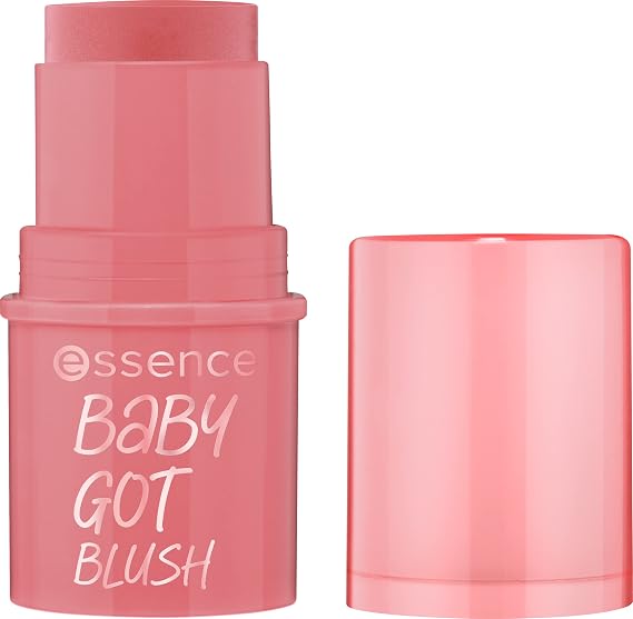 essence Baby Got Blush, Face Cream Blush Stick (30 | Rose All Day) | Silky Soft, Easy to Blend, Buildable Natural Finish, Vegan, Cruelty Free, Paraben Free, Preservative Free, Travel Size