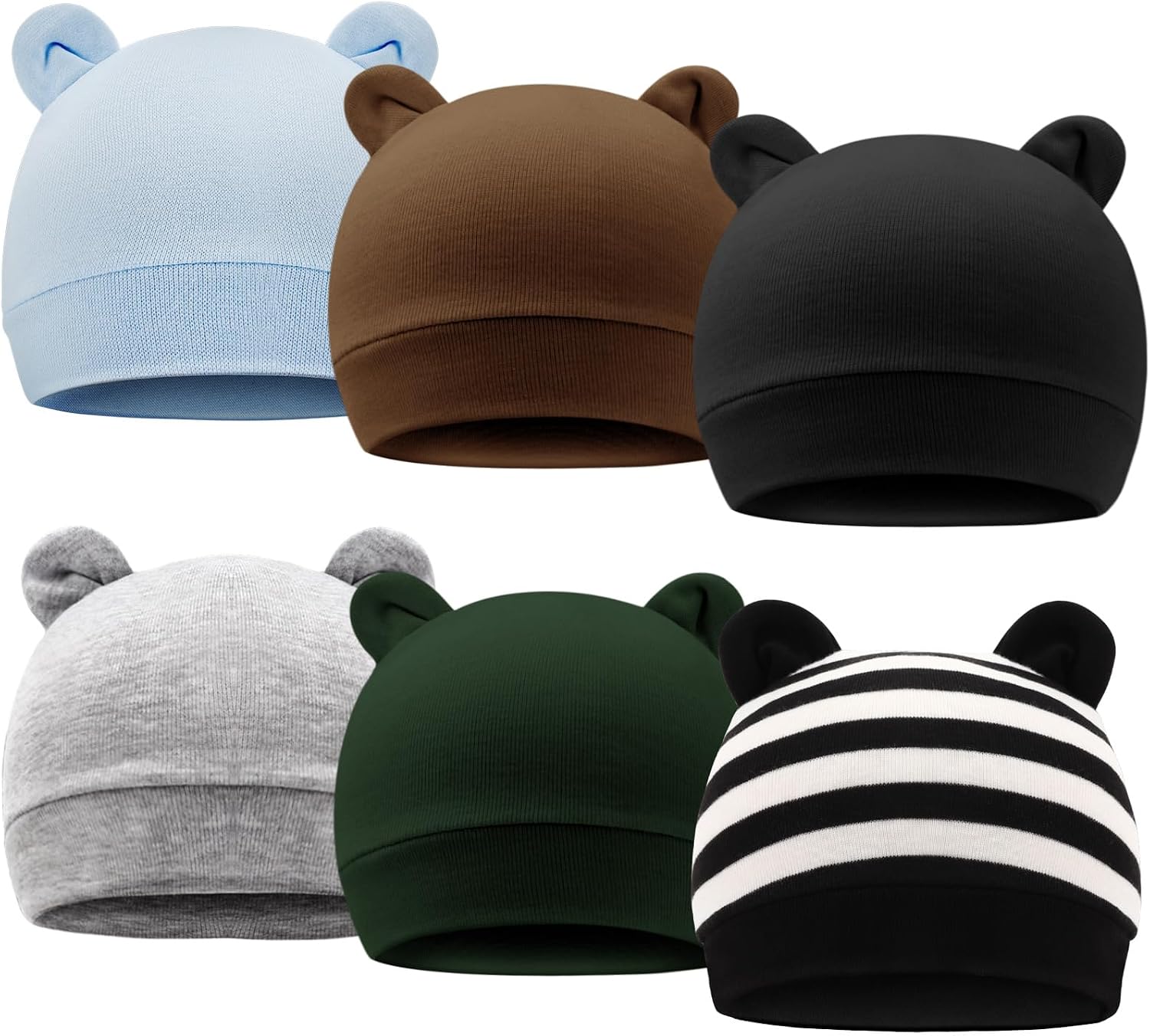 Newborn Baby Hat Infant Beanie Caps Soft Cotton Toddler Hats Newborn Hospital Hat for Baby Boy Girl Kid