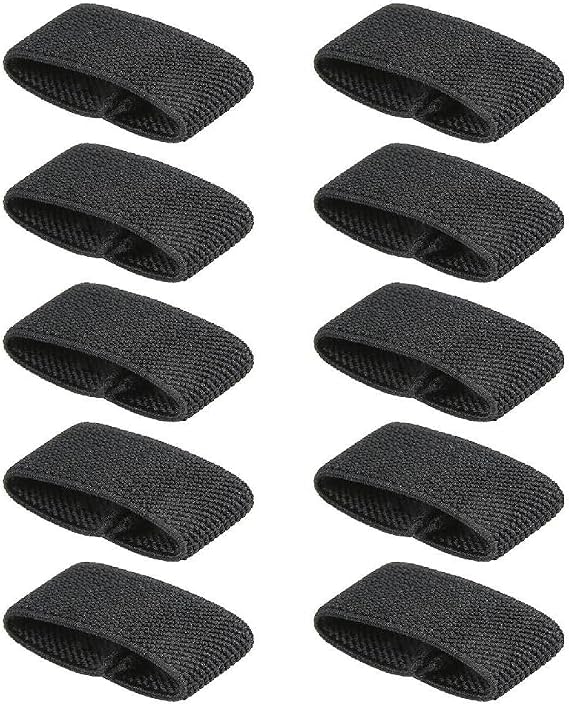 10 Pcs Elastic Belt Keepers Nylon Belt Backpack Strap Holder Retainers Band Tactically Belt Holder Band Backpack Strap Holder Fastener Belt Attachment Belt Organisers