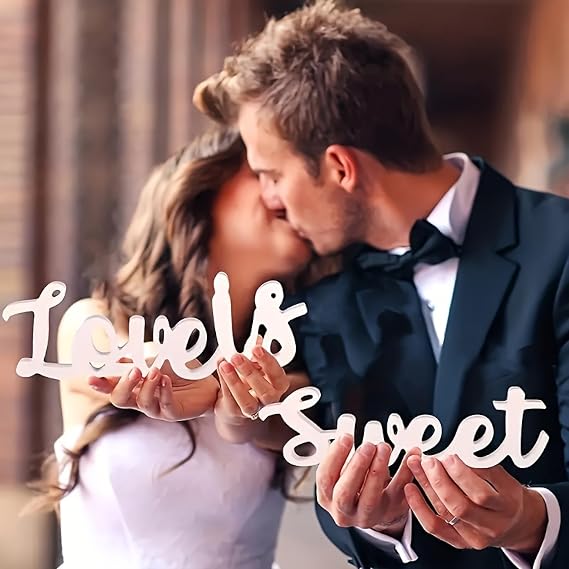 Love is Brewing Table Decor,Coffee Themed Bar Bridal Shower Decoration for Bachelorette Party Wedding Engagement Photo Props