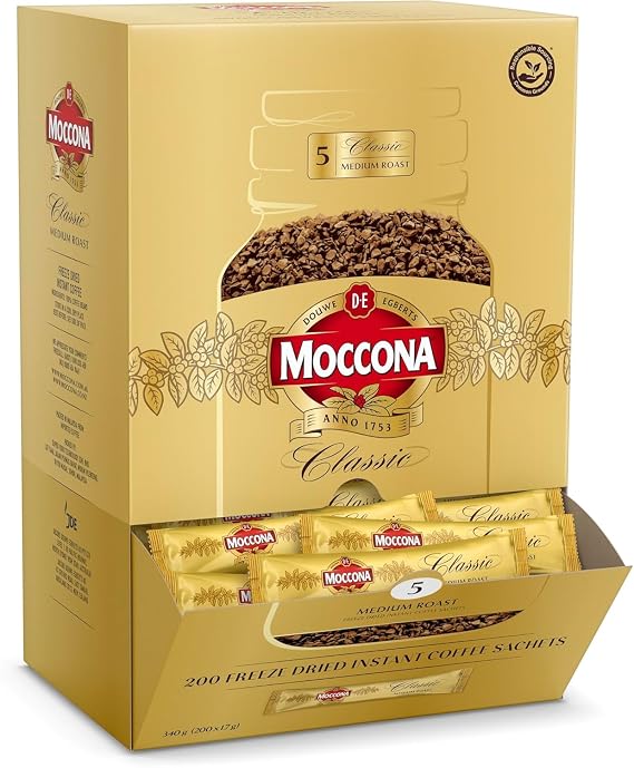 Moccona Classic Medium Roast Coffee Sachets (Pack of 200)