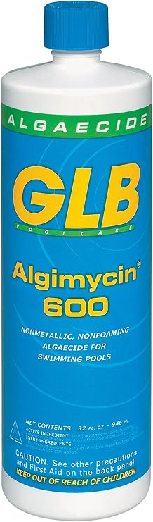 GLB Pool & Spa Products 71108 Algimycin 600 1-Quart Algaecide