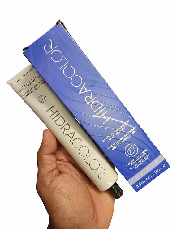 HidraColor Professional Hair Color Cream, Permanent Hair Dye, 90ml, 3.04 Fl Oz (5.3 Castano Claro Dorado, 3.4 fl oz)