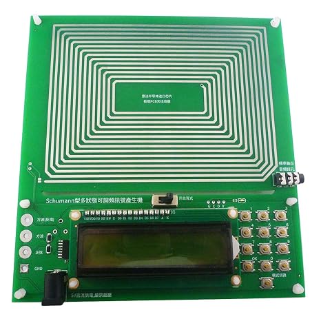 USB 0.01Hz~300000Hz Adjustable Schumann Sine Wave Resonance Generator Ultra-Low Frequency Pulse Generator Audio Resonator