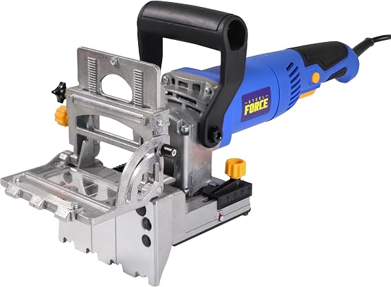 Steel Force DJ710 Dual Spindle Dowel Jointer,Wood Dowels Joiner 710W 120V 60Hz, 8mm 5/16" Dilling Bits, Up to 1-1/2" Drilling Depth