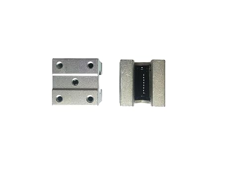 SBR16UU Bearing Blocks, SBR Linear Ball Bearing Slide Block SBR16UU (Pack of 2) for SBR16 Linear Rail Guide