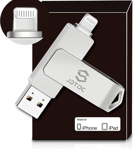 Apple Certified USB Memory iPhone 128GB Flash Drive iPhone Memory USB iPhone 12 Memory iPad USB Memory iPhone USB Memory Flash Memory Lightning Memory 128GB