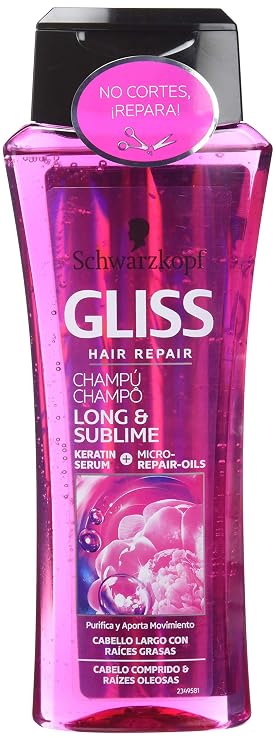 Schwarzkopf Gliss Long & Sublime Shampoo for Long Hair With Tips Open 250 ml