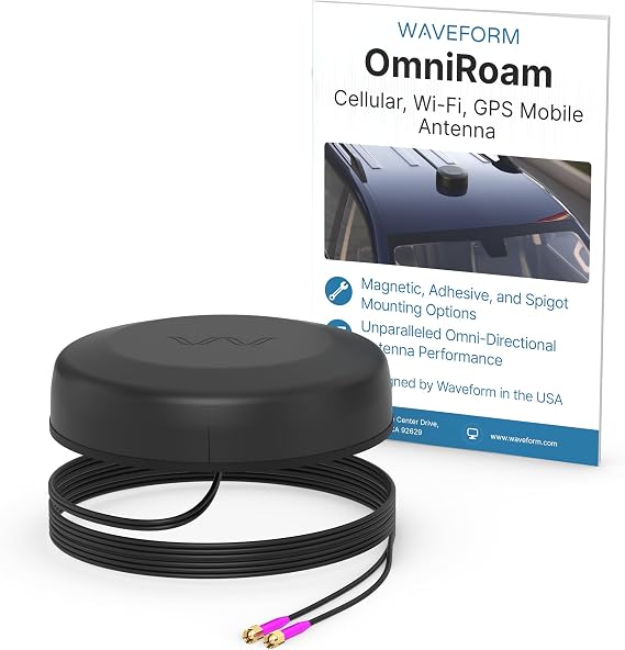 Waveform OmniRoam: 2-in-1 Low-Profile Mobile Antenna (4G/5G)
