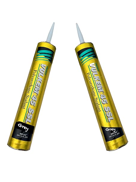 Vulkem 45 SSL Grey Semi-Self Leveling Sealant, 2 Pack