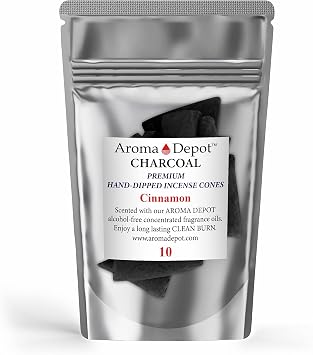 1 Cinnamon Incense Charcoal Cones 10 Pack