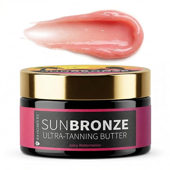Original Sun Bronze Ultra Tanning Butter - Juicy Watermelon, Use in the sun outdoor or tanning bed Better than tanning oil Tan faster with premium natural ingredients Safe for Sensitive Skin