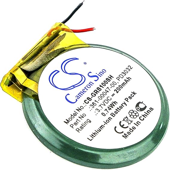 VI VINTRONS Battery for Garmin Approach S1, Forerunner 110, Forerunner 210,