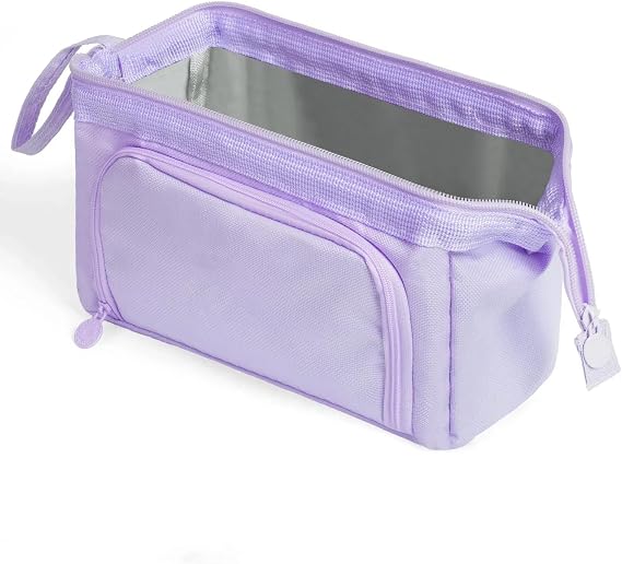 Large Pencil Cases for Girls Boys, Big Capacity Pencil Pouch, Purple
