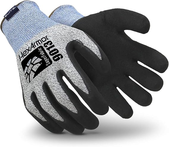 HexArmor Cut And Puncture Resistant Nitrile Palm Work Gloves | 9000 SeriesTM 9013 | X-Large