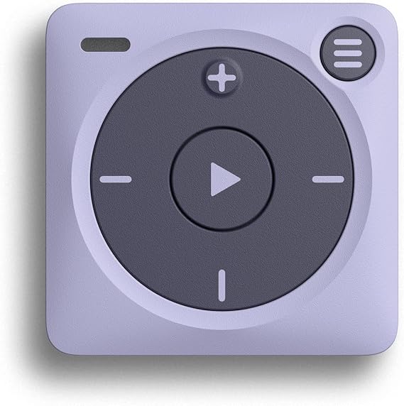 Mighty 3 Spotify & Amazon Music Player - Compatible with Bluetooth & Wired Headphones - 1,000+ Song Storage - Screen Free Music Player - No Phone Needed - (Lavender)