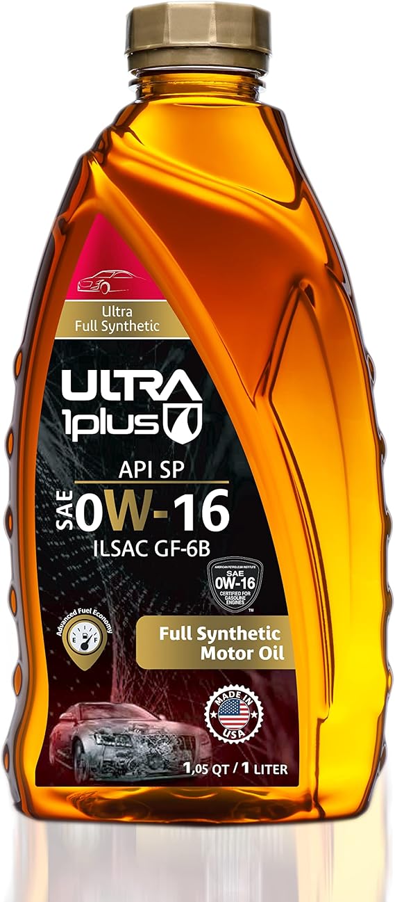 SAE 0W-16 Full Synthetic Motor Oil API SP ILSAC GF-6B 1 Quart