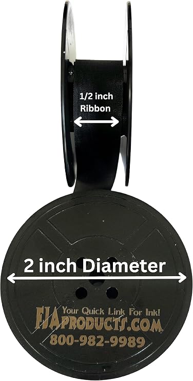 Royal Portable Manual Typewriter Ribbon - New Black Ribbon