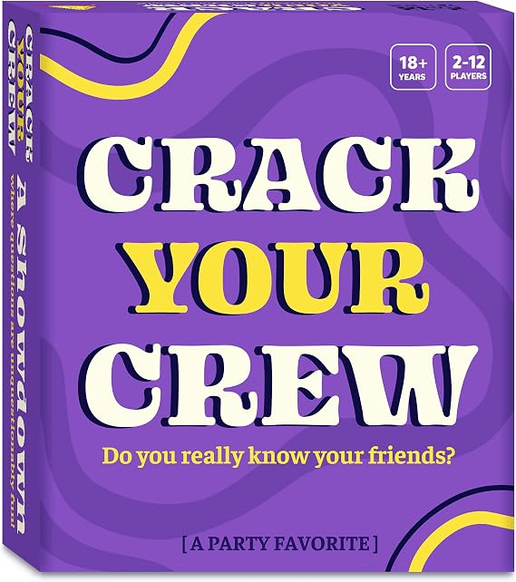 Gouda Games Crack Your Crew Hilarious Party Favorite Card Game for Adults