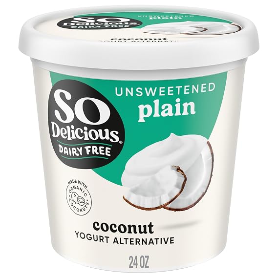 So Delicious Coconut Milk Yogurt Alternative, Unsweetened Plain, 24 oz