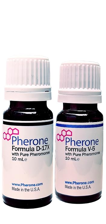 Special Discounted Bundle B-175 for Men to Attract Women, with Pheromone Cologne Formulas D-17X and V-5 - Pure Human Pheromones