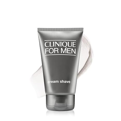Clinique For Men Cream Shave Shaving Cream | Rich Dry Skin Formula | Hydrating | Softens Beard + Soothes, 4.2 Fl Oz