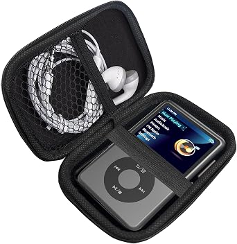 Compatible with Innioasis Y1 Case, Lamshaw Durable EVA Carrying Case, Shockproof & Lightweight Protective Cover Compatible for Innioasis Y1 Mp3 Player (Black)