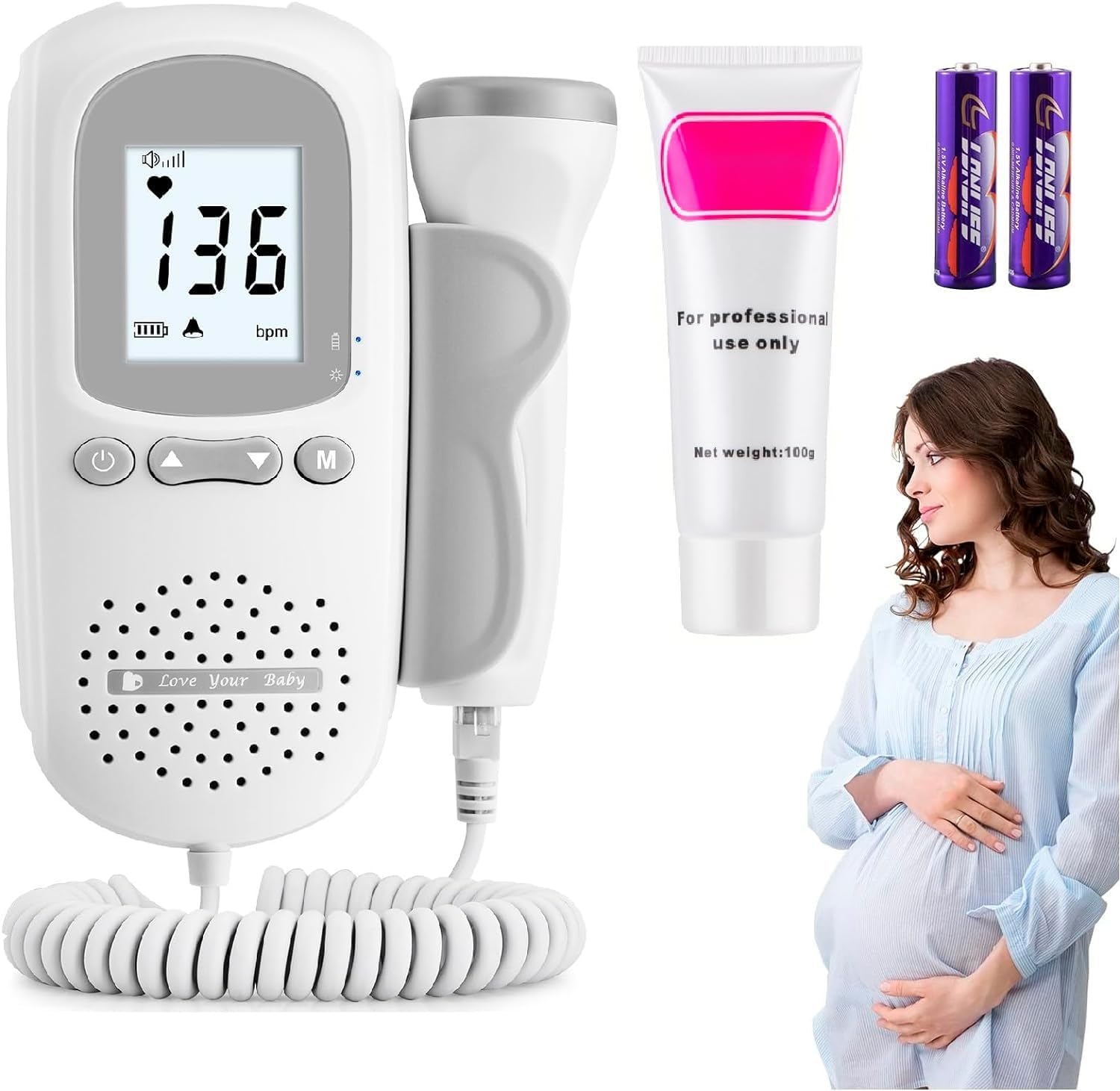 Bags for Baby Monitor Pregnancy,Portable Doppler Fetal Accessories