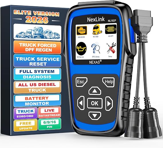 NEXAS NL102 Plus Heavy Duty Truck Scan Tool with DPF Regen