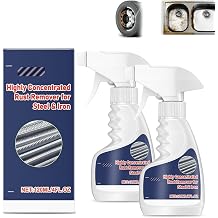 VICDUEKG 2 Pcs Heavy-Duty Metal Rust Remover, Rust Remover Spray for Metal, Powerful Metal Rust Remover, Highly Effective Powerful Rust Remover for Metal Stainless Steel