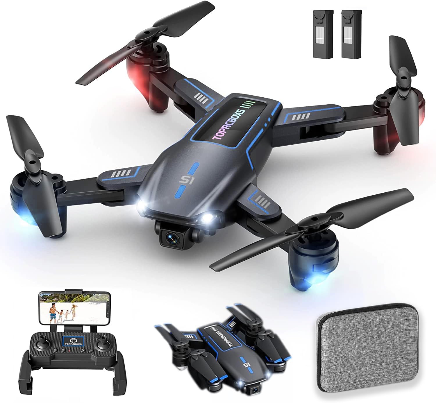 S1 Mini Drone with Camera for Kids and Beginners, FPV 4K HD Quadcopter Drone for kids 8-12 Remote Control Cool Toys Birthday Gifts for Boys Girls