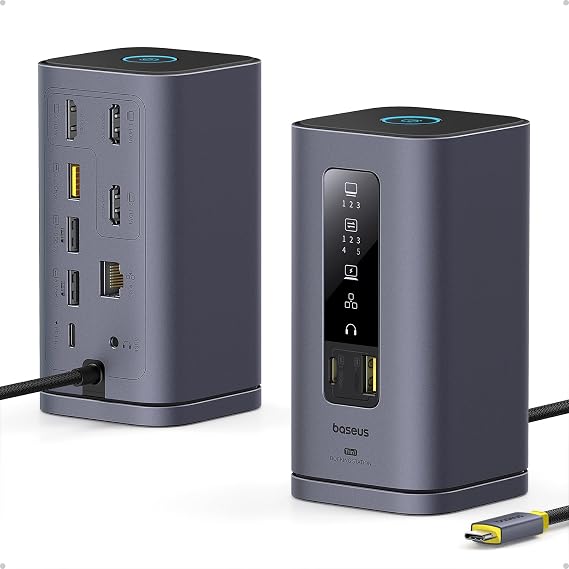 Baseus Spacemate Docking Station 11-in-1 with Triple Display for Mac