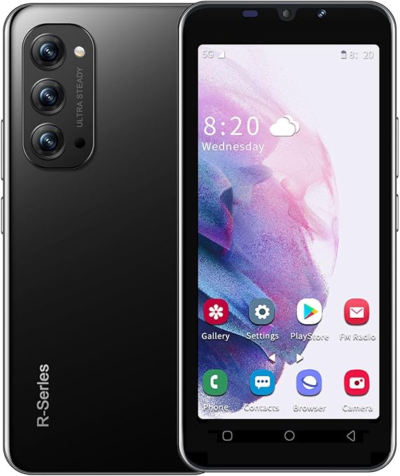 Unlocked Cell Phones, 6.1 inch Smartphones 1GB RAM+8GB ROM Unlocked Phones, 2580mAh Smart Phone Mobile Phone Android Smartphones (Black)