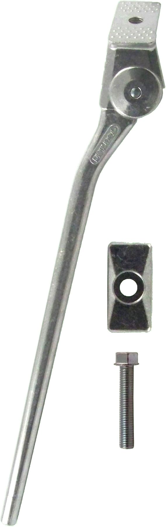 Greenfield KS2C Kickstand, 285 mm, Brushed Aluminum Finish