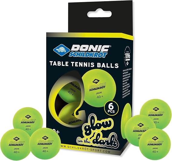 Donic-Schildkrot TT Ball Glow In The Dark Poly