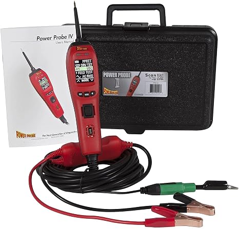 Power Probe IV - [Car Automotive Diagnostic Test Tool, Digital Volt Meter, ACDC Current Resistance, Circuit Tester